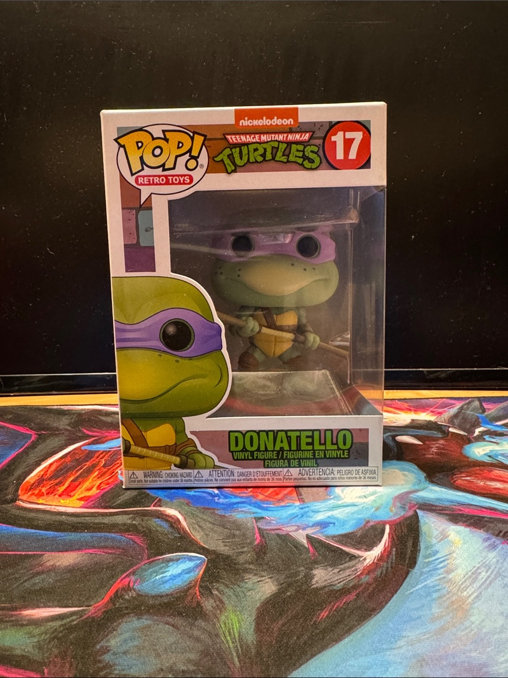 Funko Pop! Retro Toys Donatello Vinyl Figure - Purple & Green